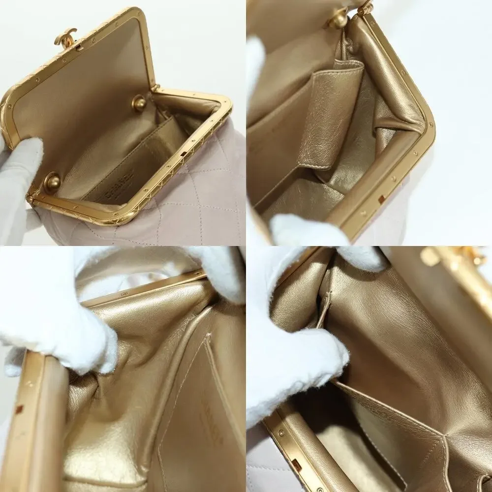 Chanel Chain Matelasse Shoulder Bag Pink